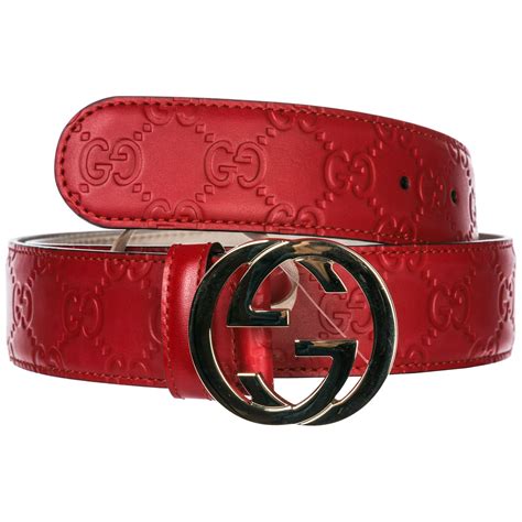 genuine leather Gucci belt women